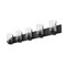 Z-Lite Beckett 5 Light Vanity, Matte Black And Clear Seedy 492-5V-MB - alternate 4